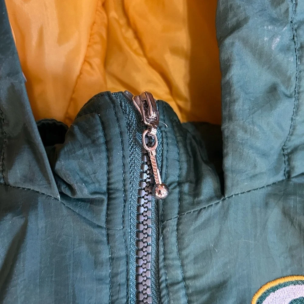 Vintage 1990s Youth Green Bay Packers Pullover NFL Football Jacket 4-5T